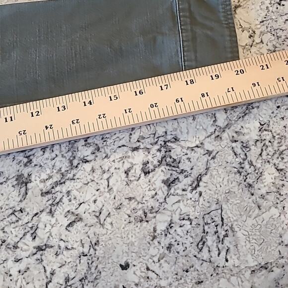 Women's True Religion Army Green Cargo‎ Light Denim Military style Jacket Y2K - Picture 10 of 11